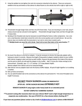 Load image into Gallery viewer, UNIVERSAL FIT ADAPTABLE TO EXHAUST PORTS 1.5&quot; to 1.75&quot; OD (straight adapter)