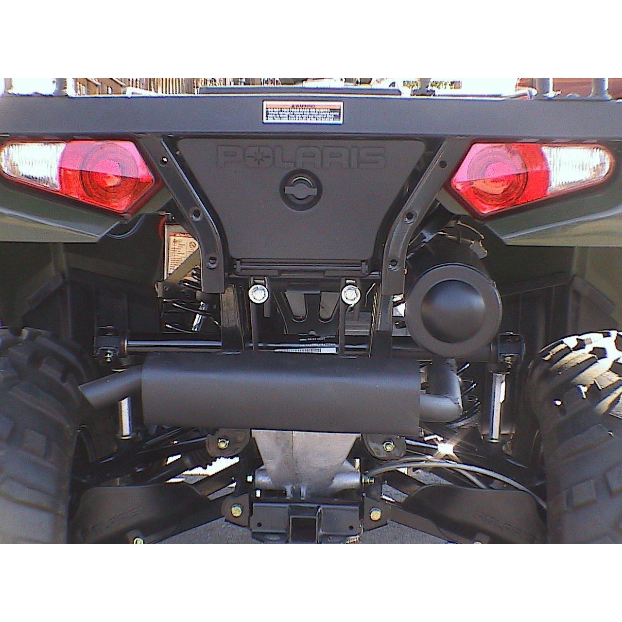 Caltric Muffler with Pipe Kit Compatible with Polaris Caltric Muffler with Pipe Kit Compatible with Polaris
